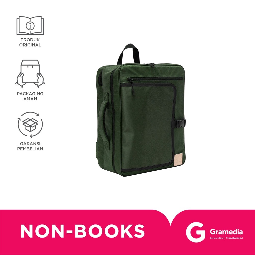 Gramedia Surabaya - Luggage Backpack Piknik Kazan Army