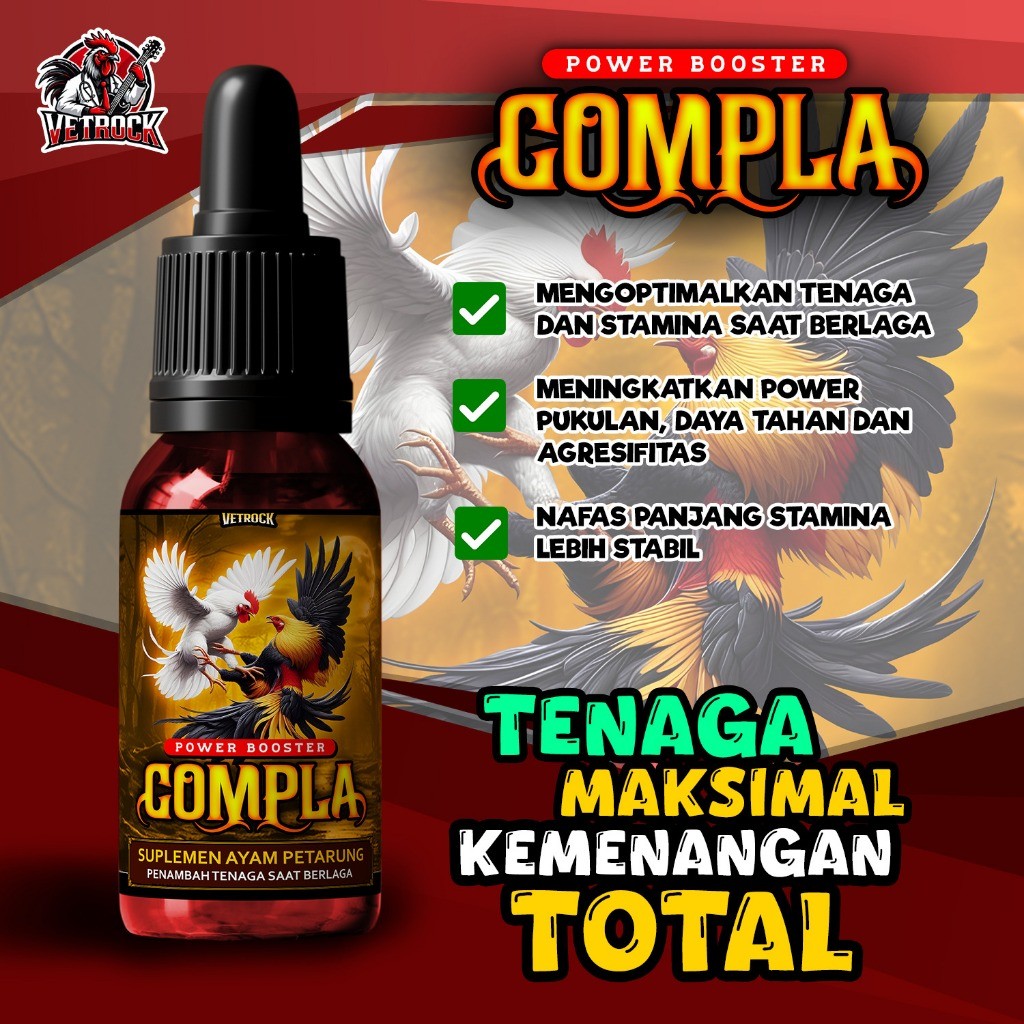 COMPLA - SUPLEMENT HARIAN AYAM BOOSTER AYAM DOPING AYAM COMPLA Power Booster