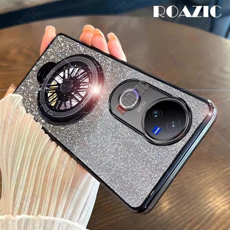 HP Soft Casing Vivo V50 5G Case Silikon Untuk VIVOV50 5G V2427 Casing berkilau Berlapis Handphone Ph