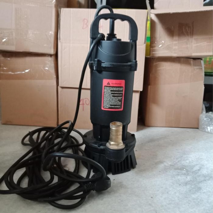 MAXPUMP QDX1.5-16-0.37 Pompa Celup Air Bersih Kotor Otomatis Submersible Water Pump Kolam 1inc Pompa