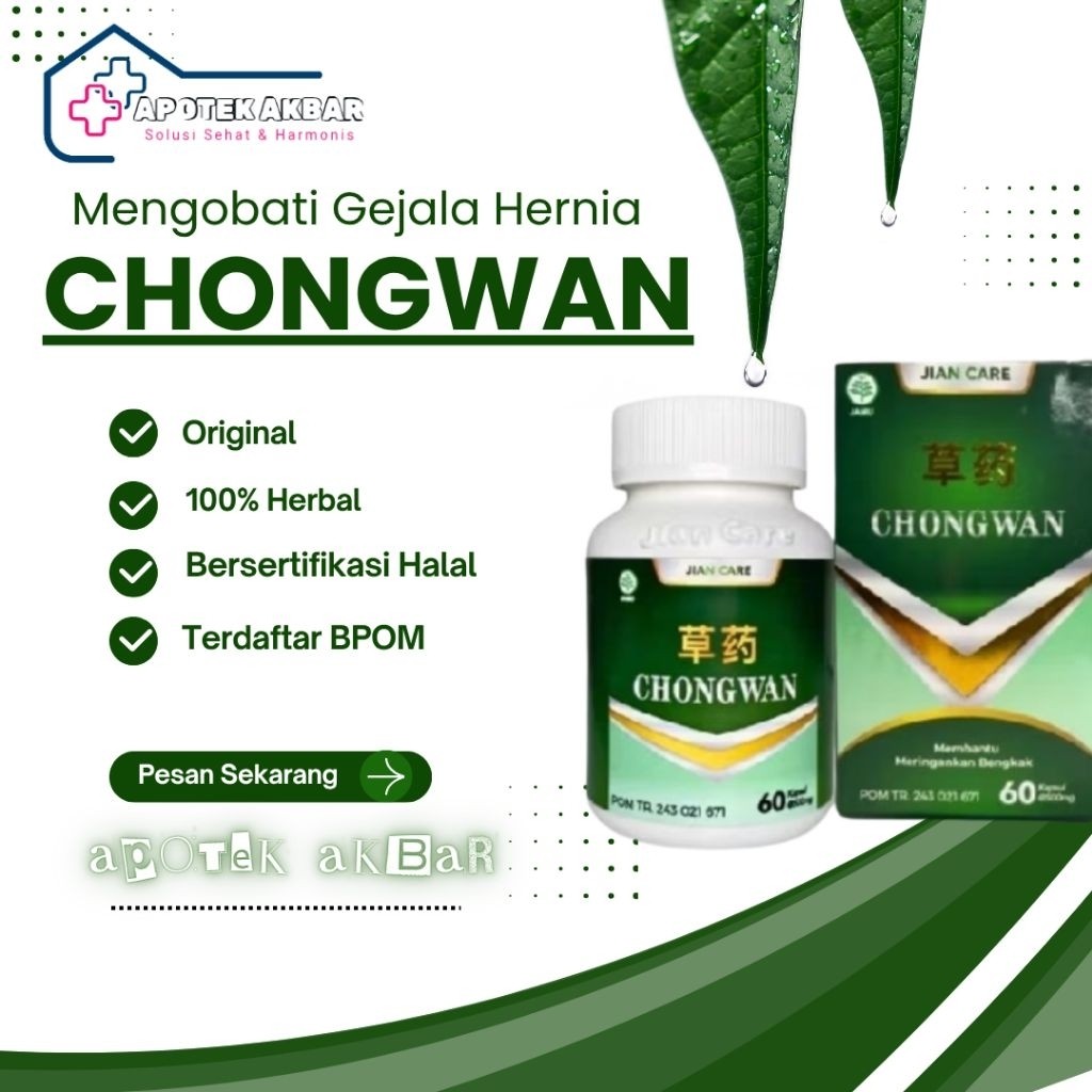 

JIAN CARE CHONGWAN OBAT HERBAL MENGOBATI GEJALA HERNIA