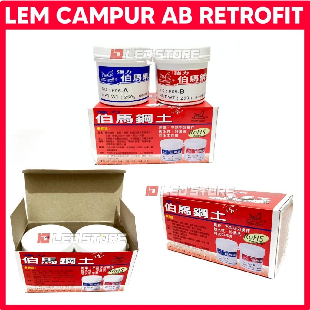 

LEM Campur Ab Retrofit Merk AES LEM Retrofit Headlight Warna Hitam | N6