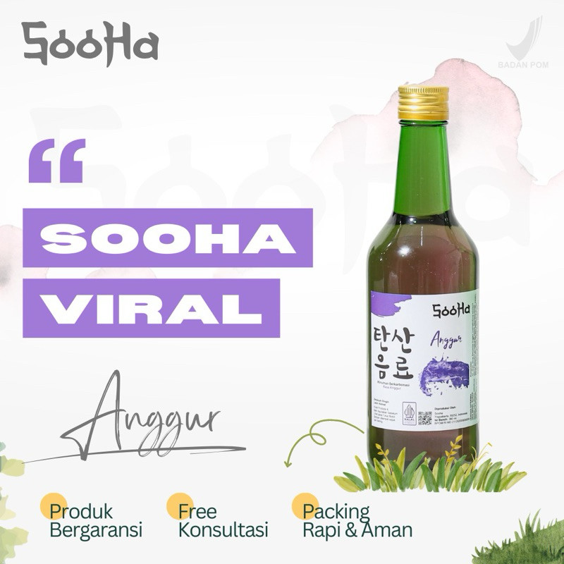 

Sooha Rasa Anggur Minuman Soda HALAL dan BPOM