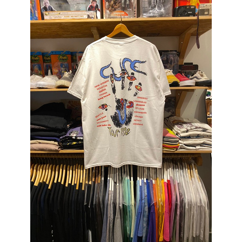 THE CURE - WISH TOUR 1992 TSHIRT WHITE