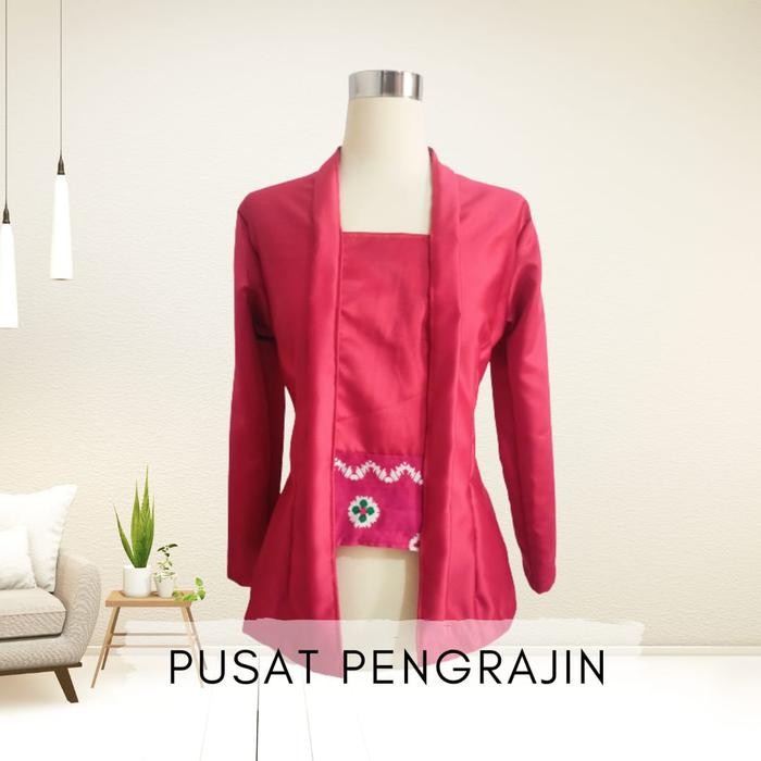 

Kebaya Kutu Baru Modern - Merah, M