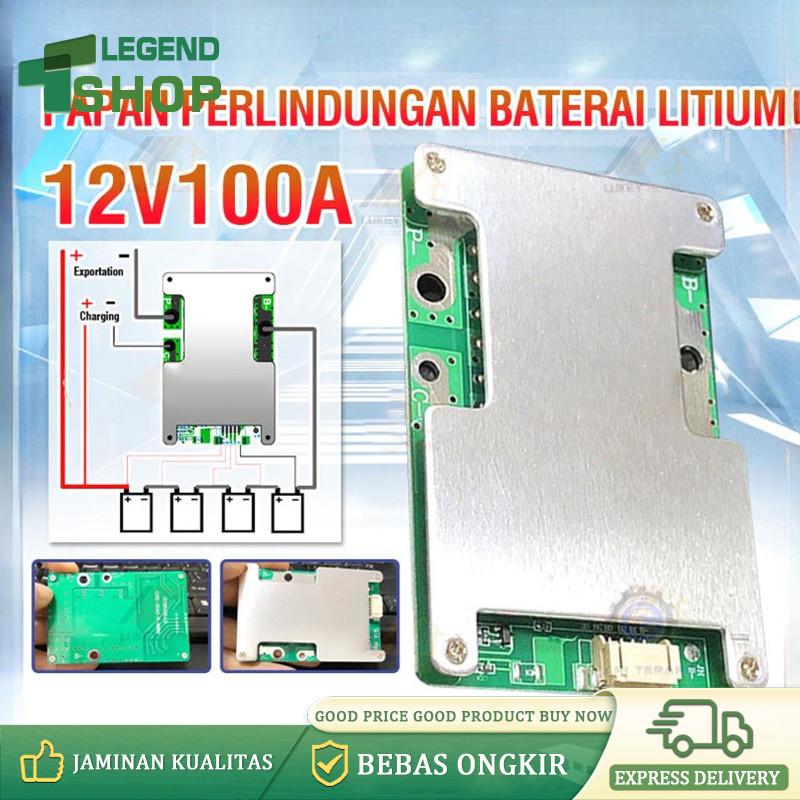 BMS 4S 100A 12V lifepo4 3.2V COMMON PORT BMS 120A BMS120A