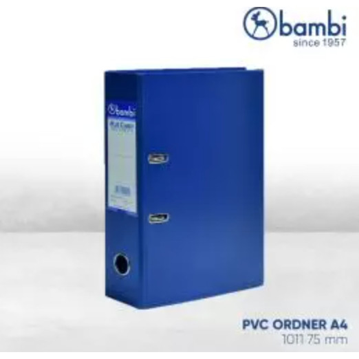 

SUPER MURAH Bambi Lever Arch File Ordner A4 All Color Jumbo Size 75 mm Original