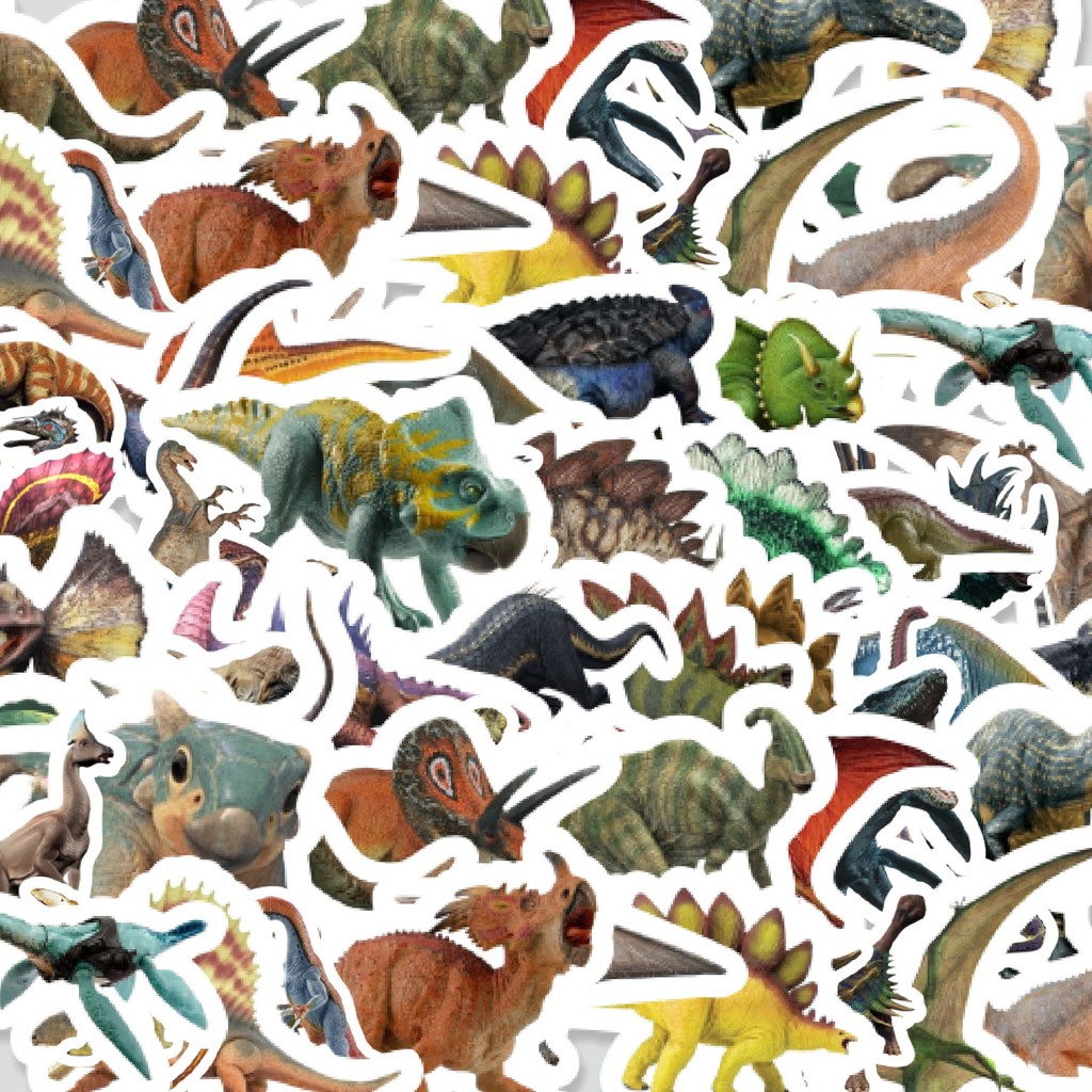 

Stiker Cutting Pack Stiker Hewan Dinosaurus Isi 100Pcs Series Aesthetic Lucu Keren Untuk Koper Bahan Vynil