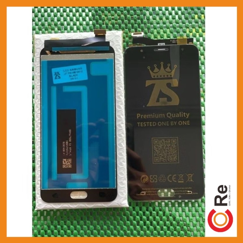 LCD SAMSUNG J7 PRIME/ G610F BLACK ORI - ZEVAN