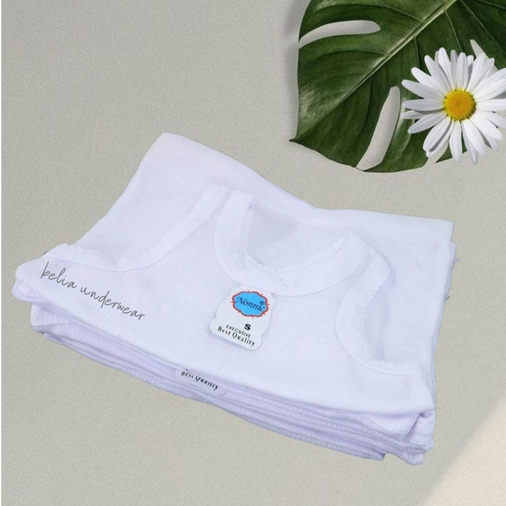 12 PCS  KAOS SINGLET ANAK REMAJA COWOK CEWEK UNISEX 3L 4L KAOS DALAM ANAK PUTIH JUMBO