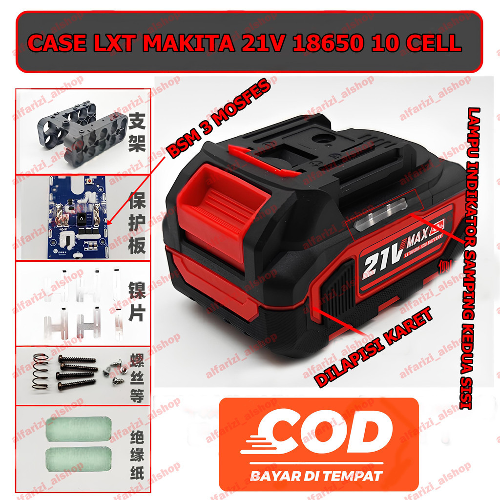 case / casing battery lxt makita indikator samping