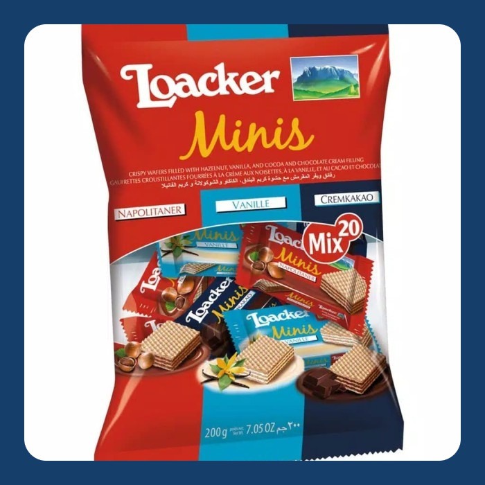 

LOACKER MINIS 4 VARIANTS 200gr ( HALAL )
