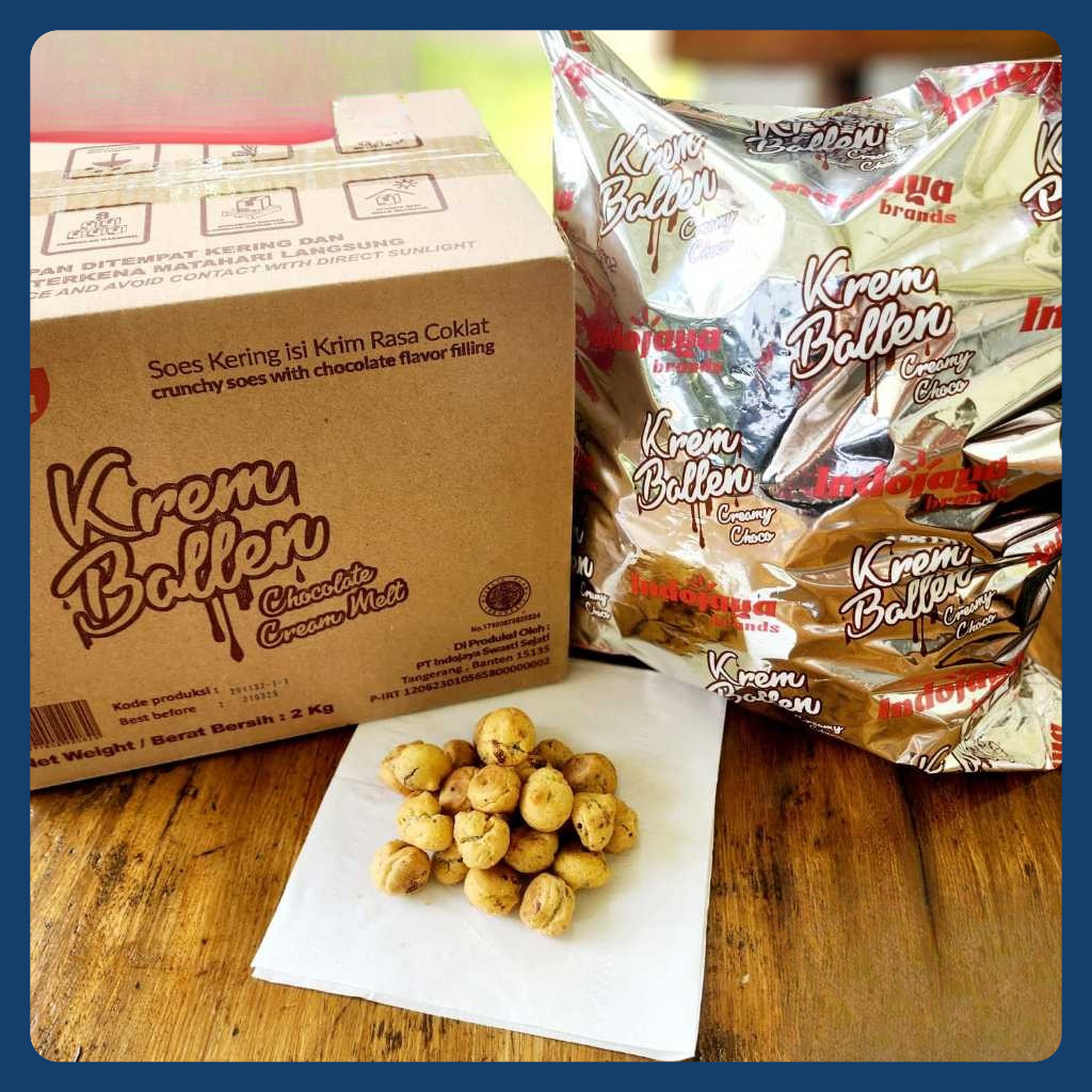 

KREM BALLEN SUS COKELAT KEMASAN 2kg./SNACK COKELAT/SUS COKELAT