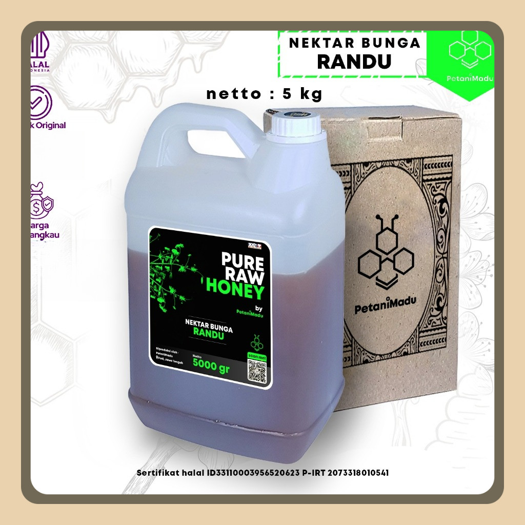 

GROSIR | 5 KG - Madu Asli Murni Randu Original Honey 100%