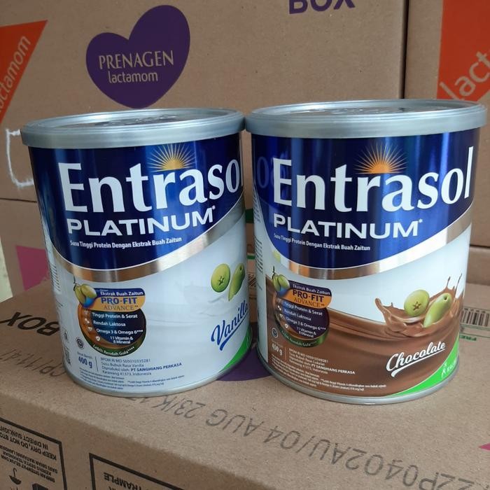 

[[PROMO]] entrasol platinum 400 gr coklat/vanila - Vanila