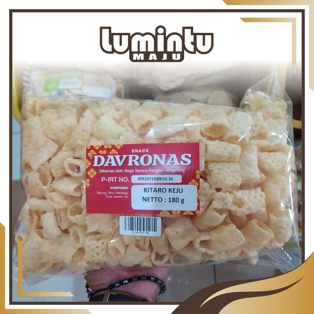 

KITARO KEJU 180GR DAVRONAS / camilan SNACK dan oleh-oleh khas Magelang