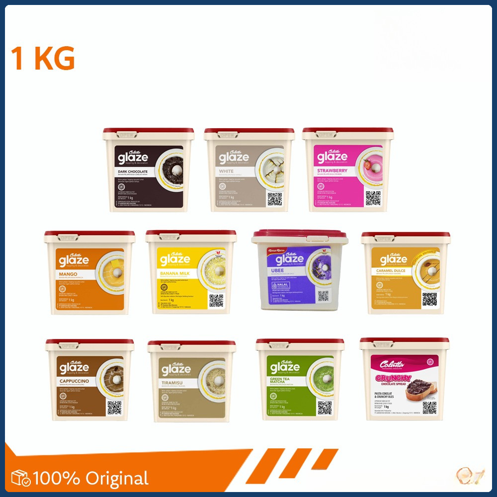 

Colatta Glaze Spread 1KG - Topping / Selai Spread dan Dekorasi Kue Lezat