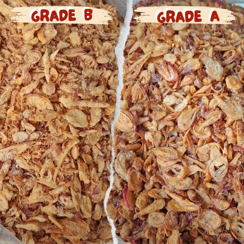 

500gr Bawang Goreng Asli Brebes kering murni premium