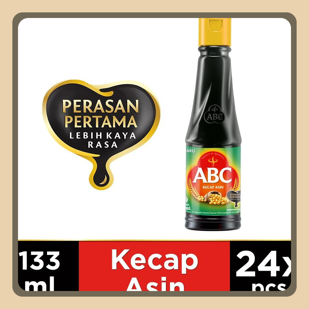 

Abc Kecap Asin 133 ml - Multipack 24 Pcs