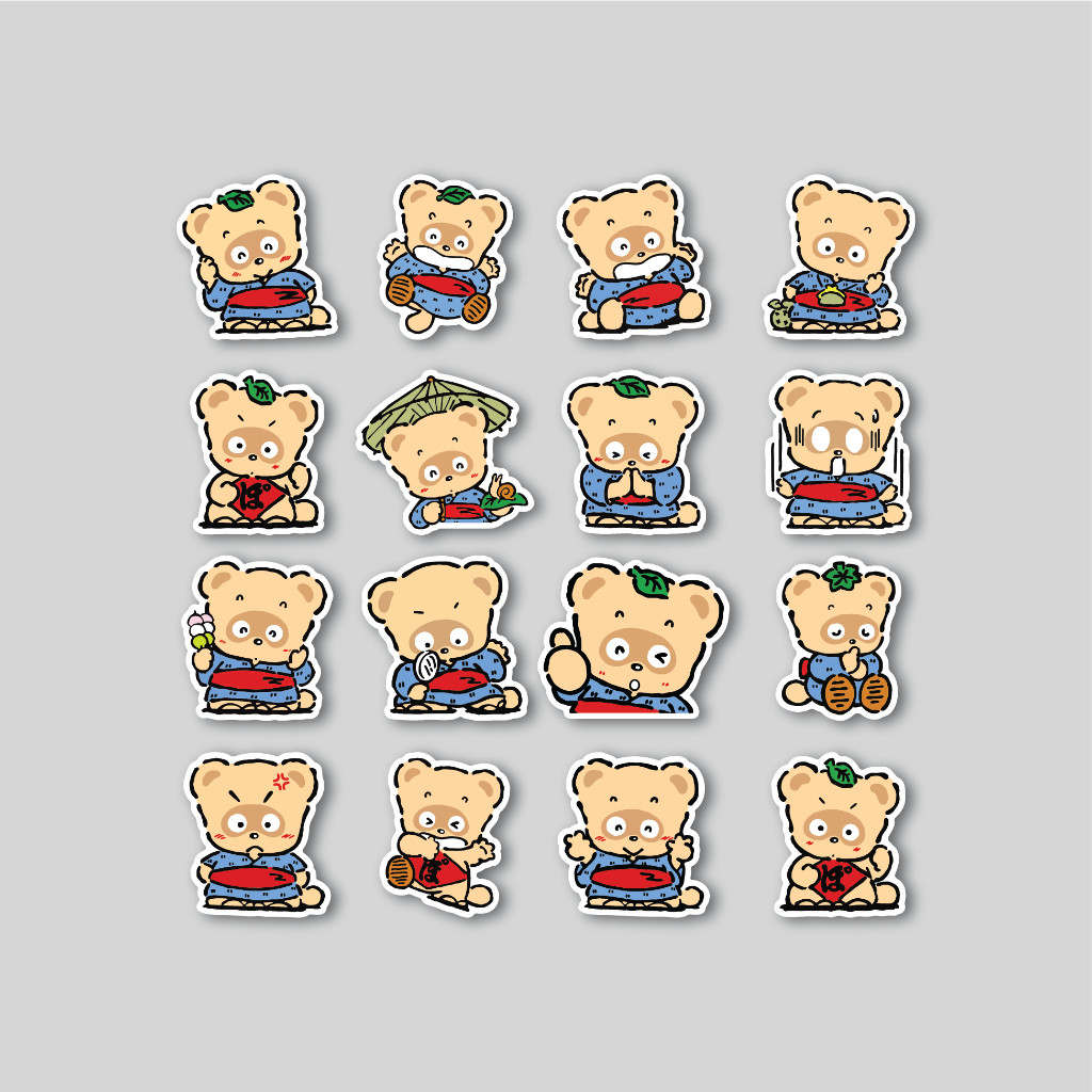 

Sticker Pack Pokopon's Diary Sanrio | Sticker Tumblr Laptop | Stiker Koper Helm