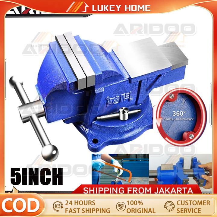 Catok Clamp 5'' / catok paron / Ragum Klem / Catok Meja / Bench Vise / Ragum Tanggem  Alat Jepit Ser