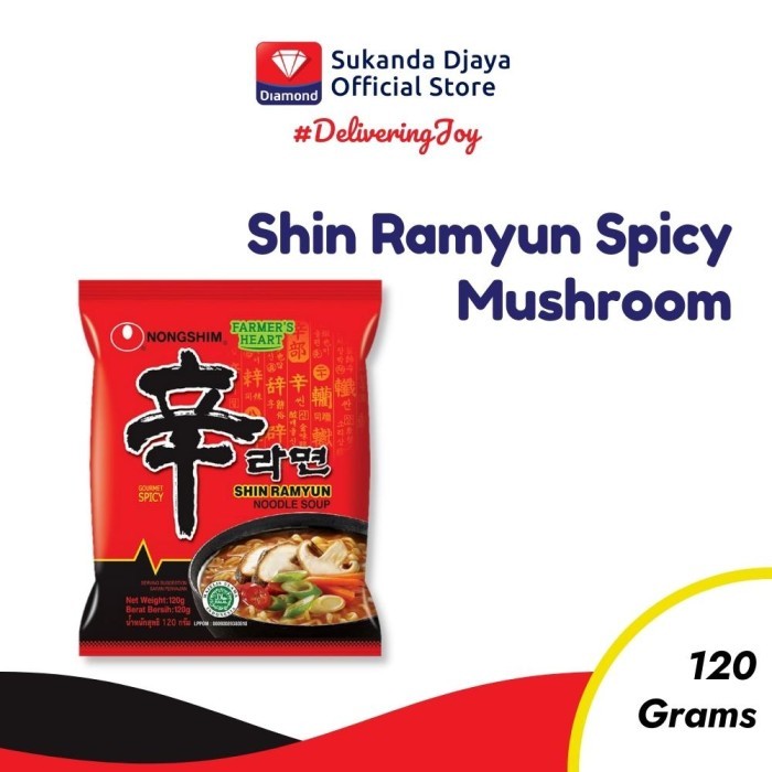 

Nongshim Mie Instan Shin Ramyun Spicy 120 Gr