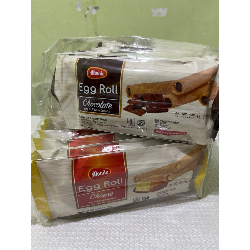

Monde Egg Roll 35gr x 10 Pcs - Rasa Beragam