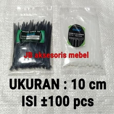 KABEL TIE TIES 10cm.. 100pcs