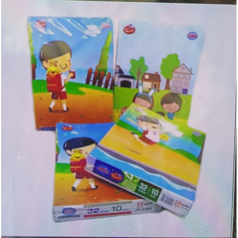 

10 Pcs Buku Tulis Sekolah Isi 38 Lembar