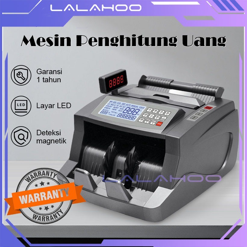 

GaransiORI Money Counter Mesin Hitung Penghitung Uang billcounter universal UV Terbaru Mesin Hitung Uang Kualitas bagus