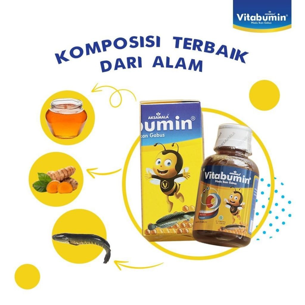 Madu Vitabumin Anak 60 ml & 130 ml Penambah Nafsu Makan ORIGINAL