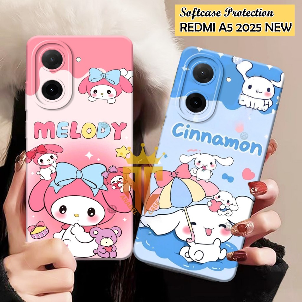 Softcase Redmi A5 4G 2025/ Redmi Poco C71 4G 2025 Terbaru Fashion Case Motif Cinnamoroll - Case keki