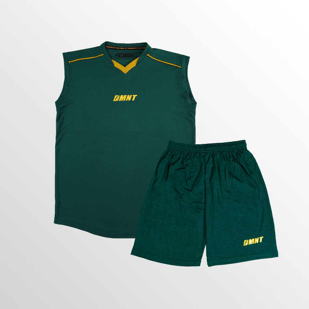 DMNT Jersey Setelan Teamwear Sleeveless Futsal Sepakbola Dixie  Green