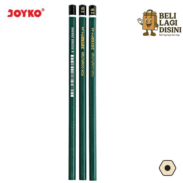 

Pencil Pensil Joyko P-88 / Pensil Ujian / Pensil Kayu Tebal / Pensil Murah / Lulus Uji Komputer (003175)