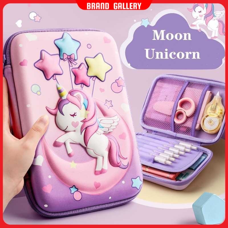

Tempat Pensil Anak Unicorn Pencil Case Pouch Stationery - A1