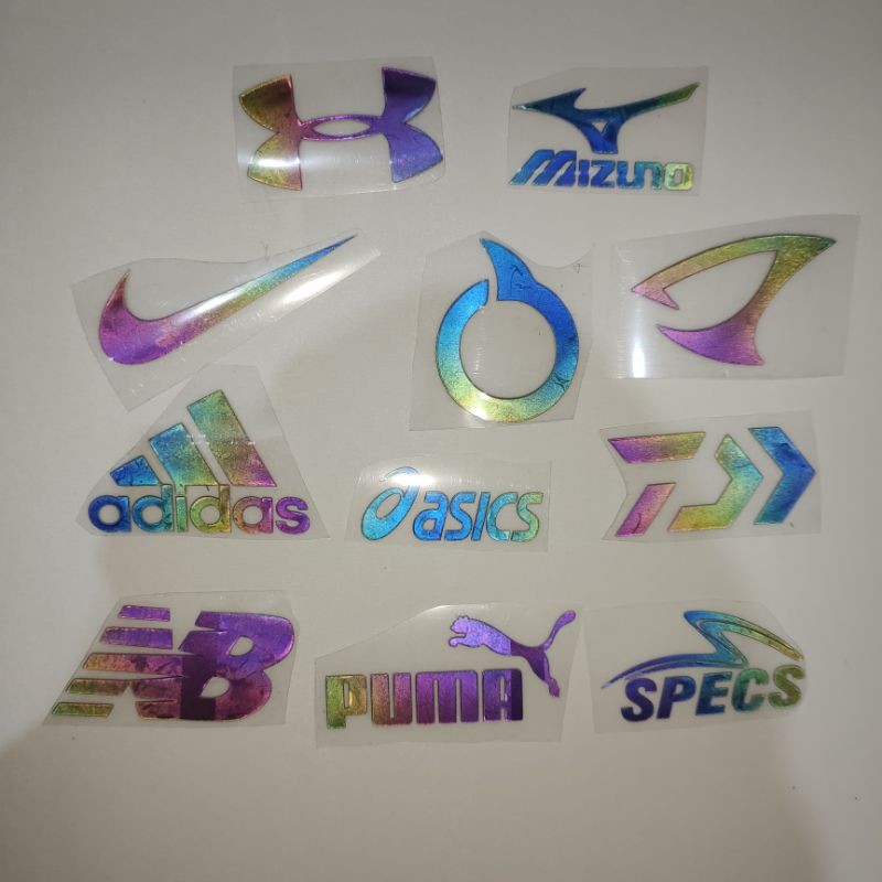 

label tag brand logo rainbow menyala JBI SPORTWEAR