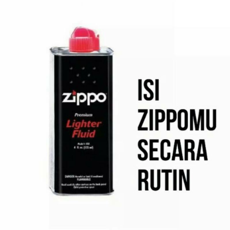 Ready Minyak Isi Ulang Korek Api Zippo Original/Zippo Lighter Fluid Premium Isi 125ml Bisa Cod Selur