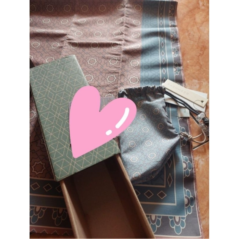 PROMO IRh - Sajadah Travel Kashmeer / Sajadah Travel Berkualitas / Sajadah Kashmeer Motif Keren