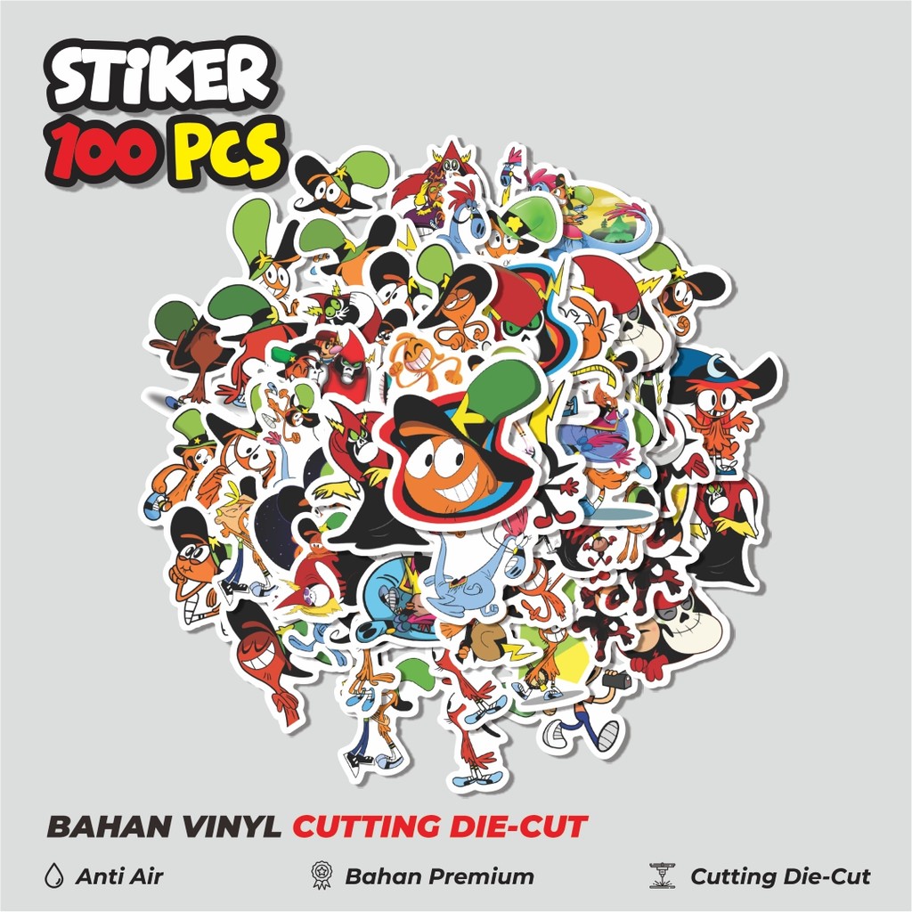 

Terbaru! 50 pcs Sticker Kartun Wander Over Yonder Dekorasi Lucu Kreatif untuk Notebook, Skateboard, HP