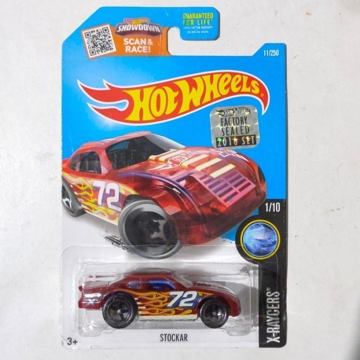 Hotwheels Stockar merah Factory Sealed 2016 X Raycers HW