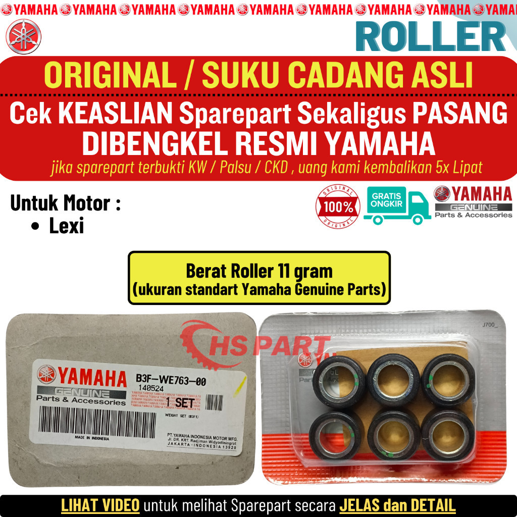 Roller Lexi 125 Original Yamaha 100%