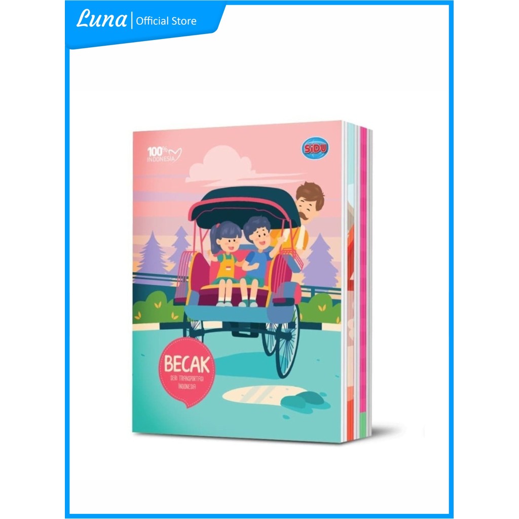 

Luna Buku Tulis Sidu 58 Lembar 1 Pack Buku Sekolah Bergaris yang Ideal Untuk Catatan Sehari Hari