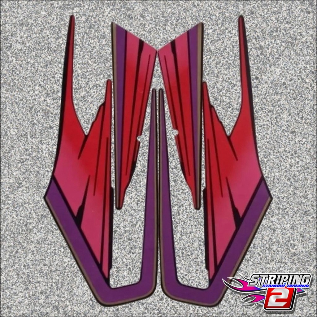 STRIPING RX KING 1995 1996 STICKER LIS LIST YAMAHA RX KING 1995 1996 HIJAU BOTOL KUALITAS ORIGINAL B