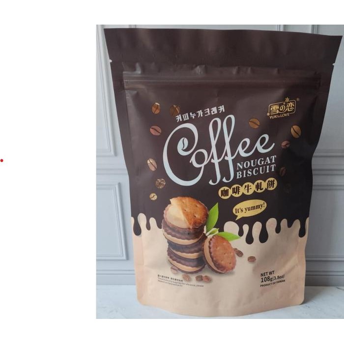 

Biskuit Nougat asal Taiwan rasa Coffee - 108gr