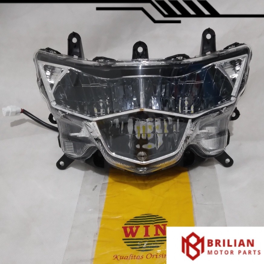 Lampu Depan Mio Soul GT 125 Blue Core + LED 2015 2016 2017 2018 WIN | reflektor headlamp WIN | head 