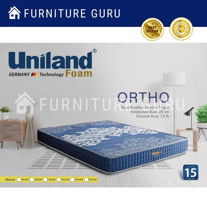 Kasur Uniland Foam Ortho Kasur Keras Orthopedic Rebounded High Density - 90x200
