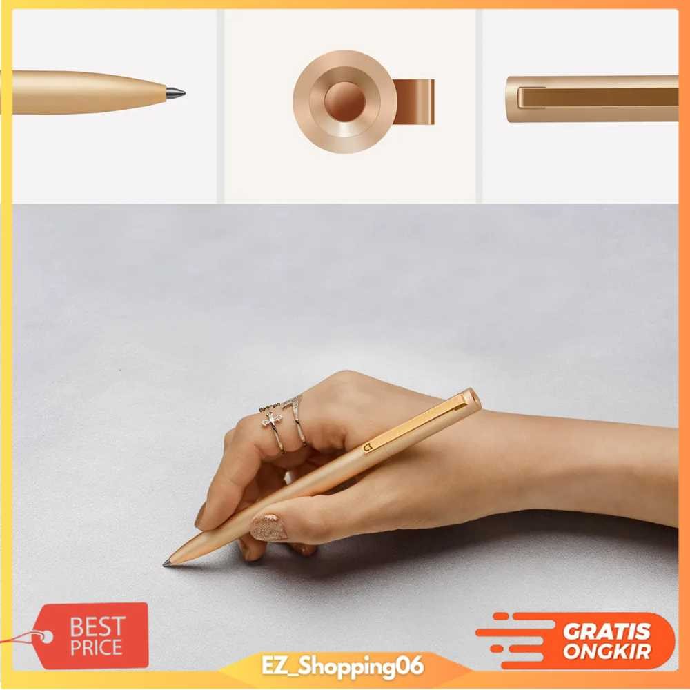 

Xiaomi Mi Jia Signature Rollerball Pen Pulpen Metal (Original)
