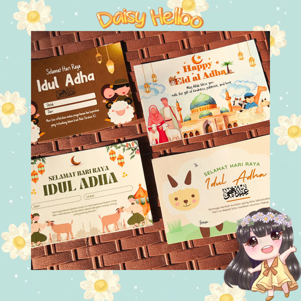

Stiker Idul Adha 2025 isi 6 pcs Hari Raya Eid Al-Adha Mubarak Qurban Aesthetic Sticker Kurban Parcel Hampers Anak Muslim Banjar Banjarmasin Bjm DaisyHelloo