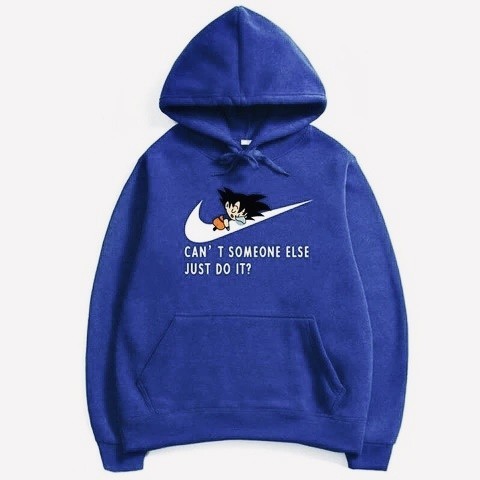 Dragon Ball Sleep Sweater Hoodie II Dragon Ball Sleep Jumper Hoodie II Sweter Oblong Topi Sz M - XL 