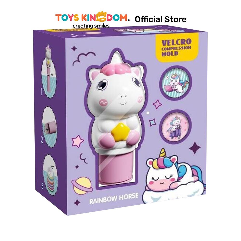 

Toys Kingdom Kiddy Fun Set Velcro Compression Mold Magic Seal Sticker Unicorn - Putih Stiker Dekoratif Lucu Cute Stickers Deco Sticker Pack Journal Book